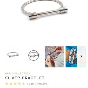 Kingsley Armelle Silver Bracelet Size Small/ Medium